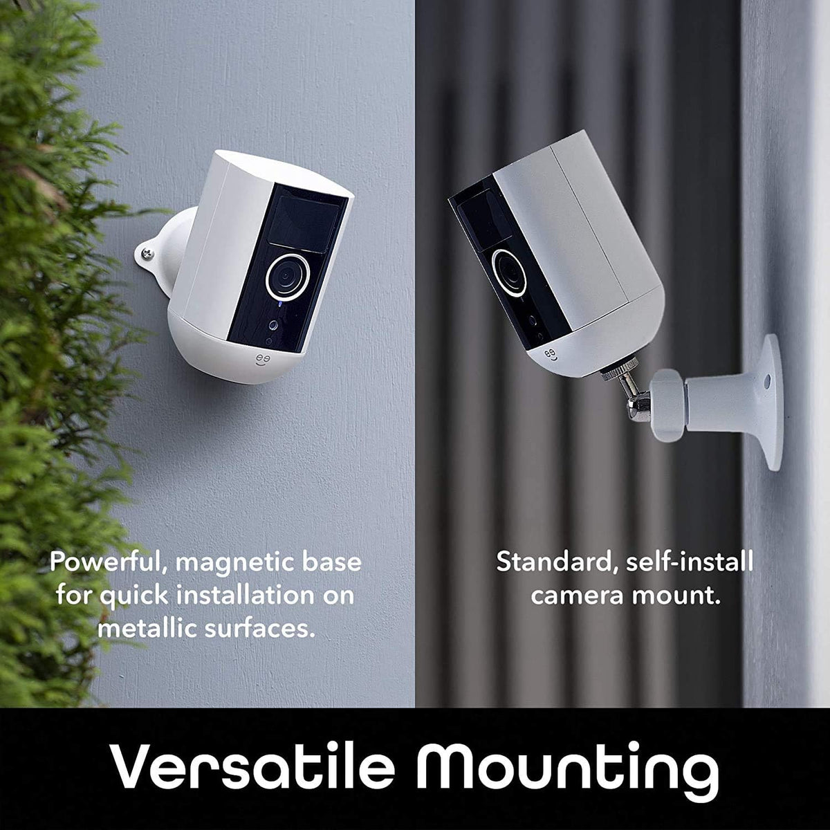 2 Pack 1080P Rechargeable Battery-Powered WiFi Security Camera L6489