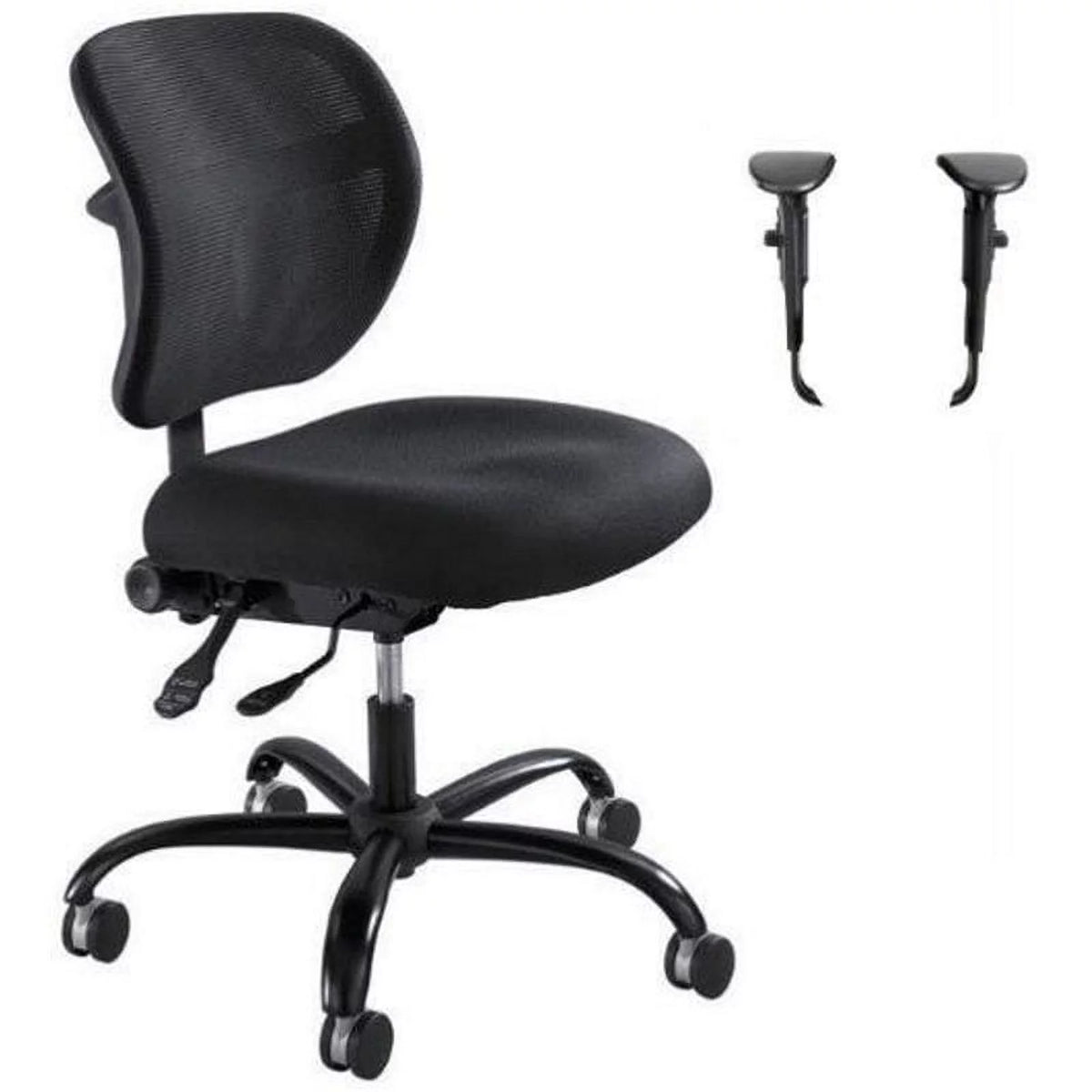 Black Mesh Big and Tall Office Chair M9680