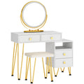 White Dressing Table with Mirror A911221