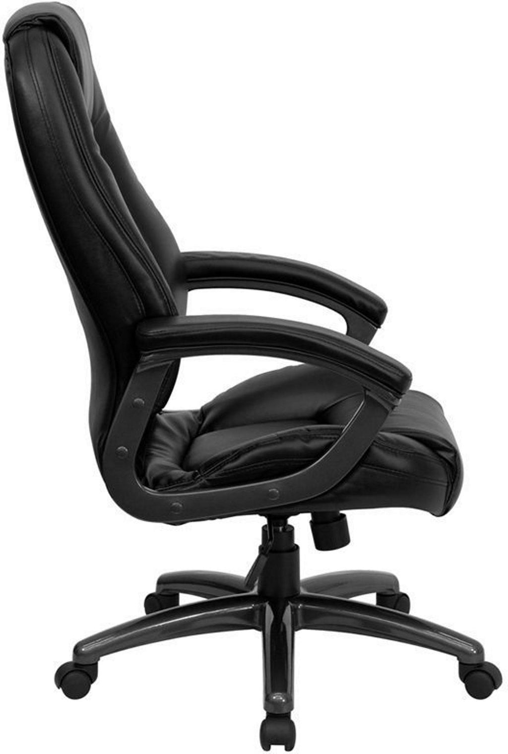 Black Contemporary Adjustable Height Swivel Executive Chair D48985