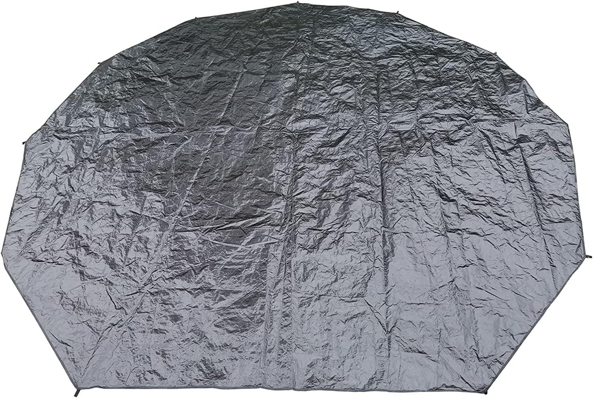 Black Waterproof Groundsheet Tarp for Camping B9710