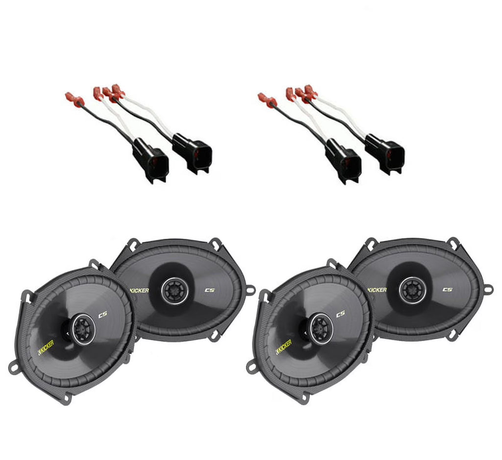 (2) Cs684 Factory 6X8 Replacement Speakers Bundle S901