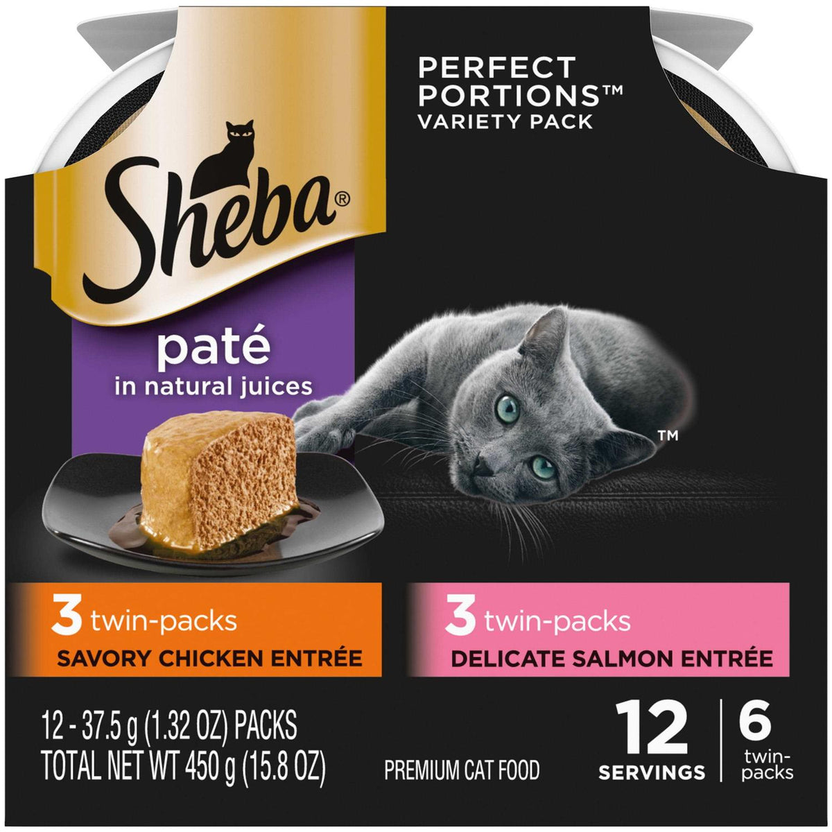 Savory Chicken & Salmon Pate Wet Cat Food N999358