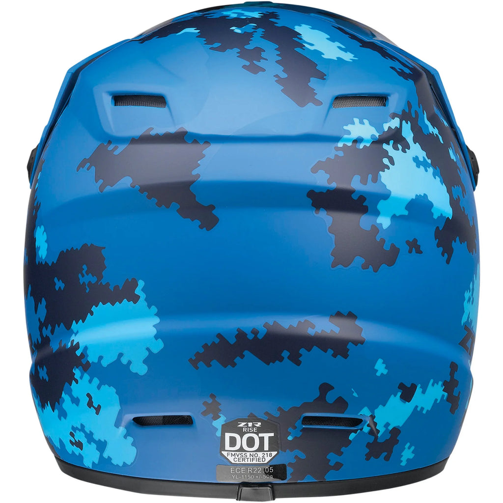 Youth MX Offroad Helmet Blue MD H424