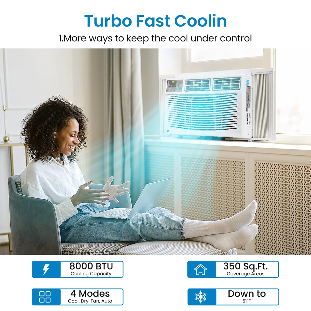 5000 BTU Window Air Conditioner with Mechanical Controls H1265
