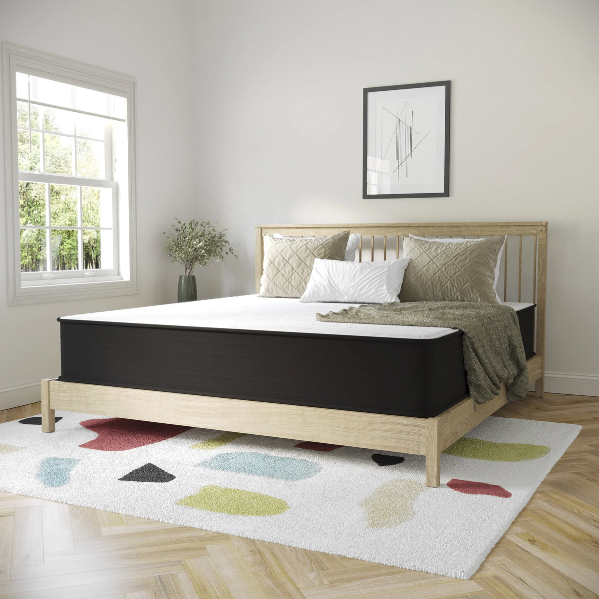 10 Inch Full Size Hybrid Mattress N63228