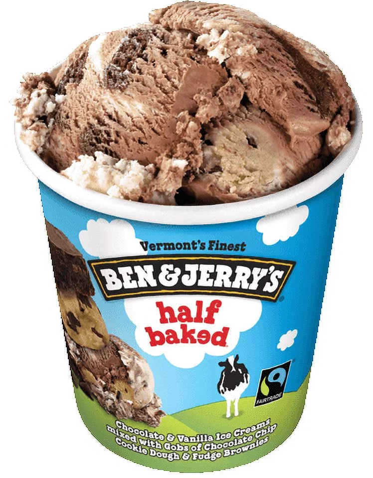 Half Baked Ice Cream 16 oz 6-Pack L997