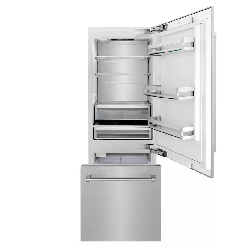 2-Door Bottom Freezer Refrigerator with Water and Ice Dispenser Z68020