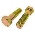 3/8-16 x 1 3/4 Hex Cap Screw Grade 8 Zinc Yellow Plated Steel, 25 pcs P612