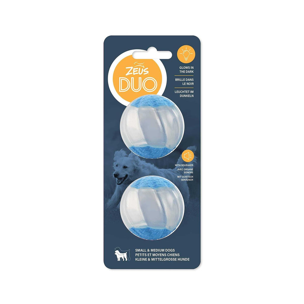 Duo Ball Dog Toy with Squeaker U506