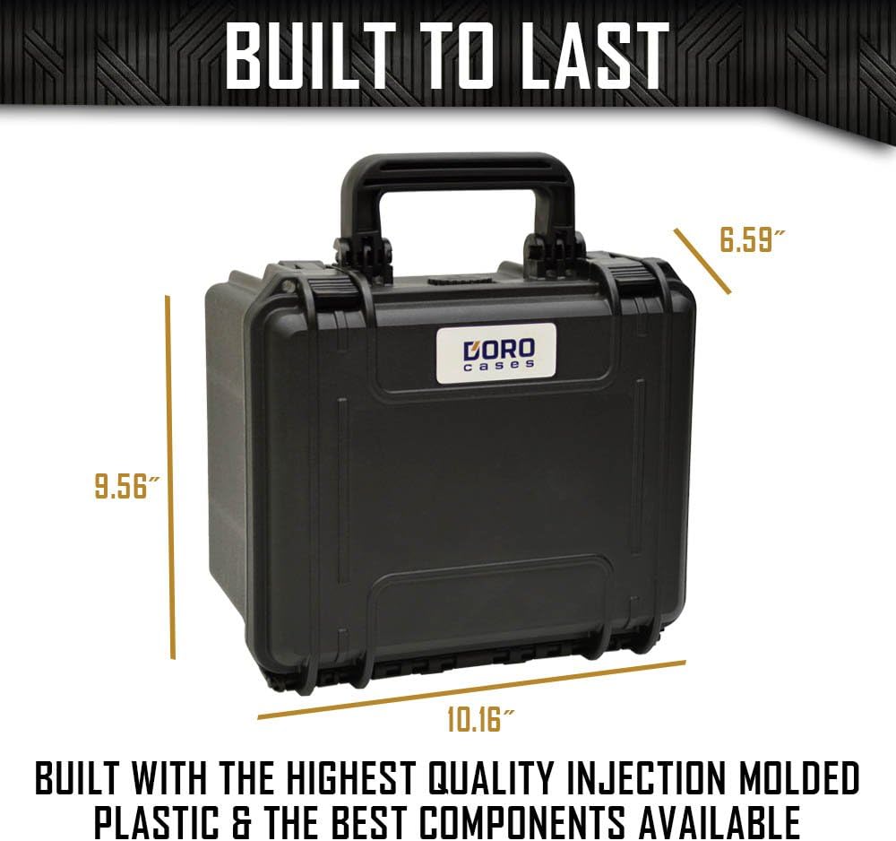 Waterproof Firearm Ammunition Case with Foam Insert V492600