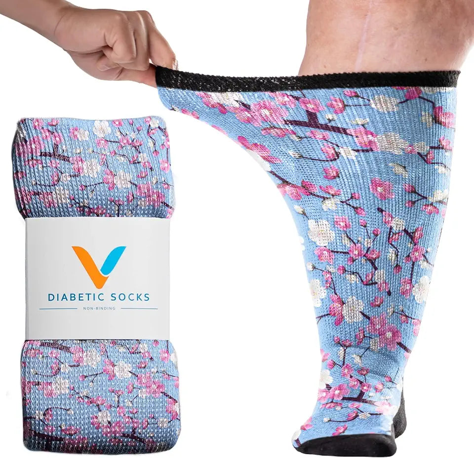 Non Binding Seamless Toe Loose Fit Diabetic Socks F27583