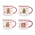 Ceramic Mug Set of 4, 16oz H605