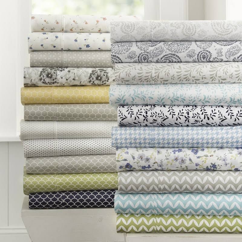 Patterned Sheet Set (California King - Rose Grey) Y227