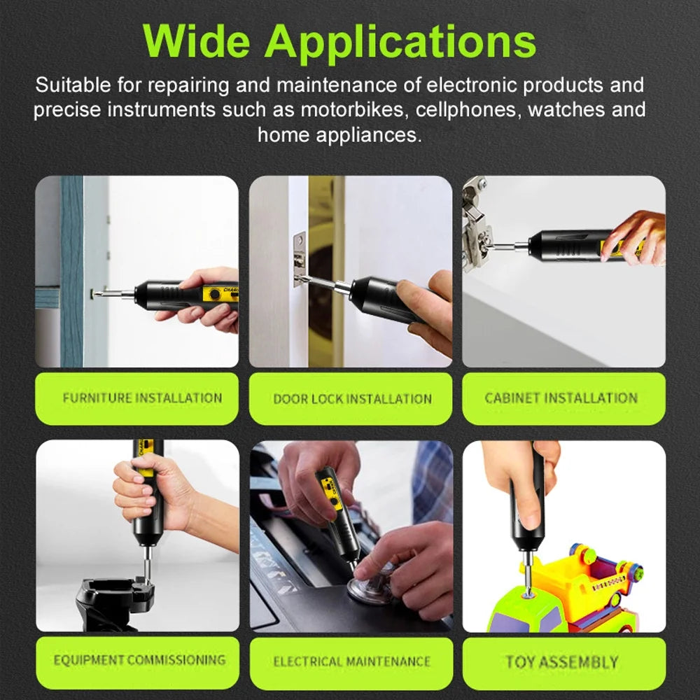 Electric Screwdriver USB Tool Set C406