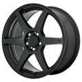Satin Black 15x6.5 4x100 / 4x4.5 40mm Wheel O57330