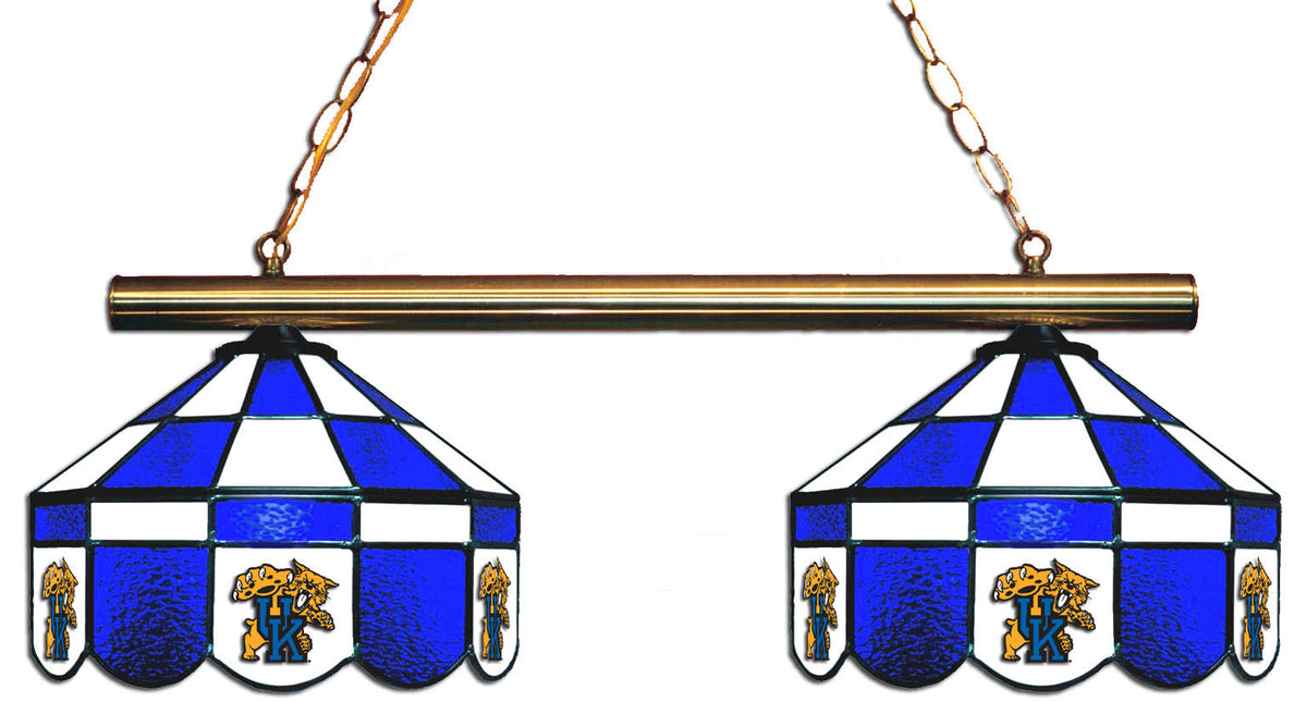 Stained Glass 2-Light Game Table Light V919