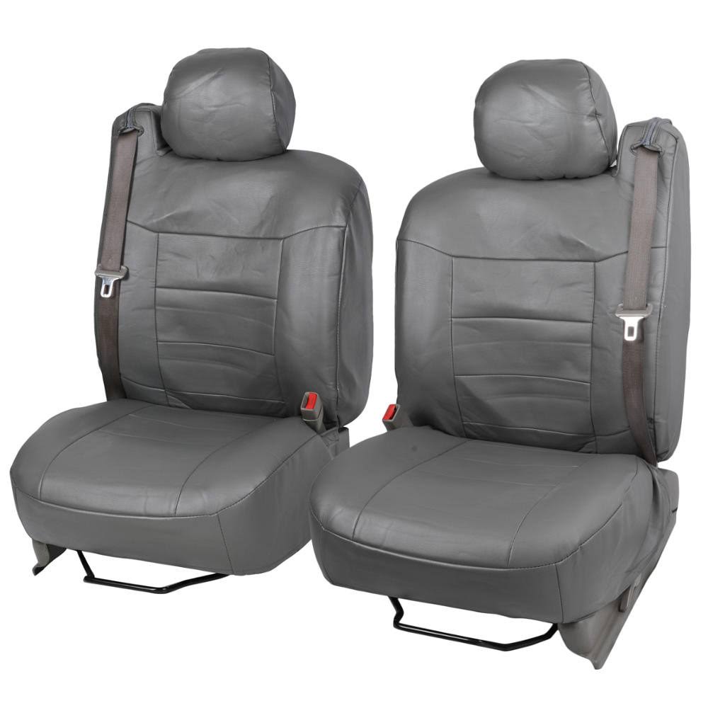 Gray PU Leather Seat Covers for SUV and Pick Up Trucks A972407