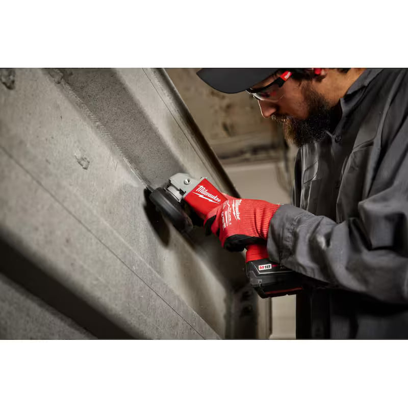 18-Volt Lithium-Ion Brushless Cordless 4-1/2 in./5 in. Grinder with 5.0Ah Starter Kit X69533