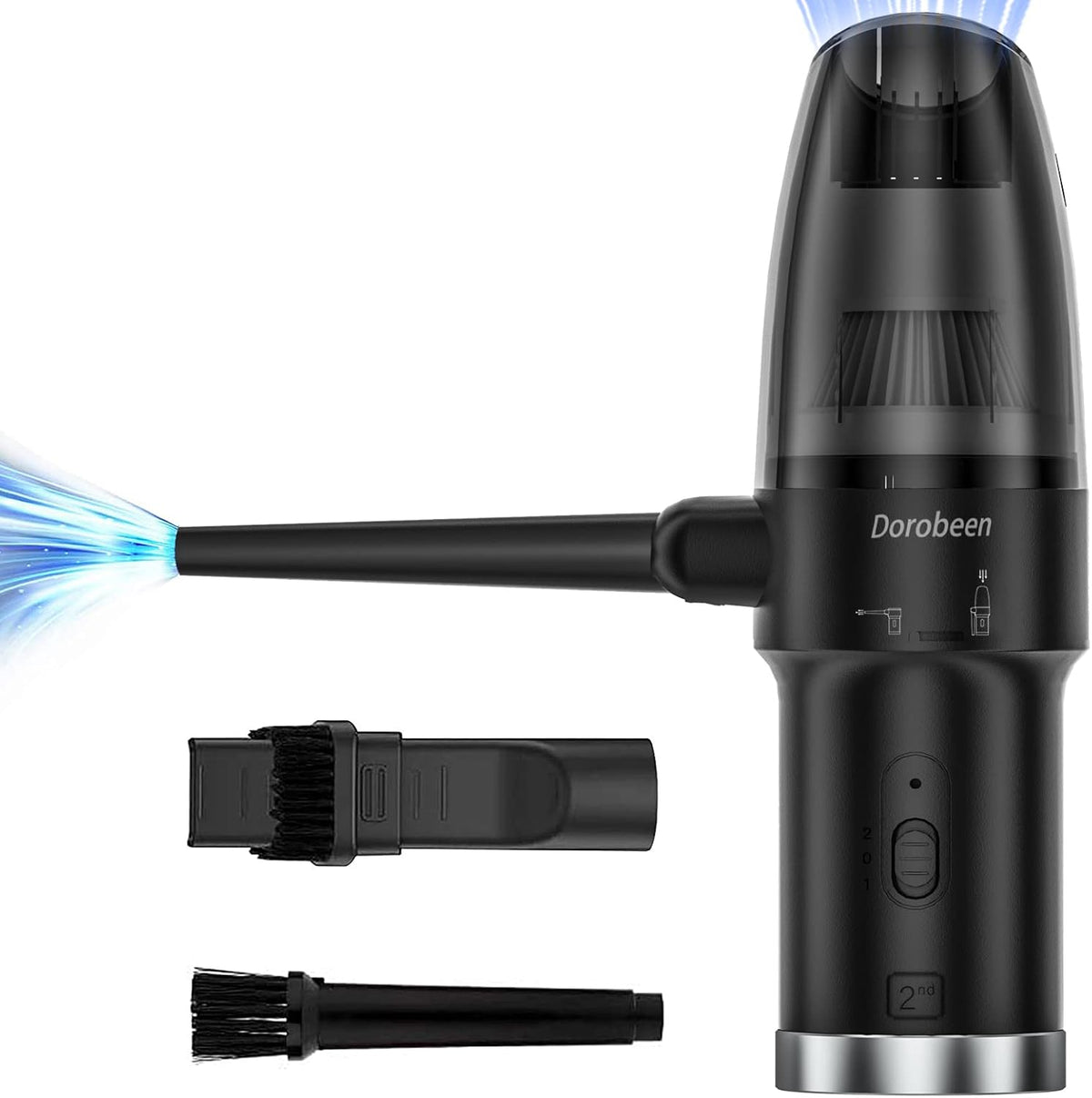 Cordless Air Duster Blower Vacuum 2 in 1, 77000 RPM Motor, 10000 PA Suction T596655