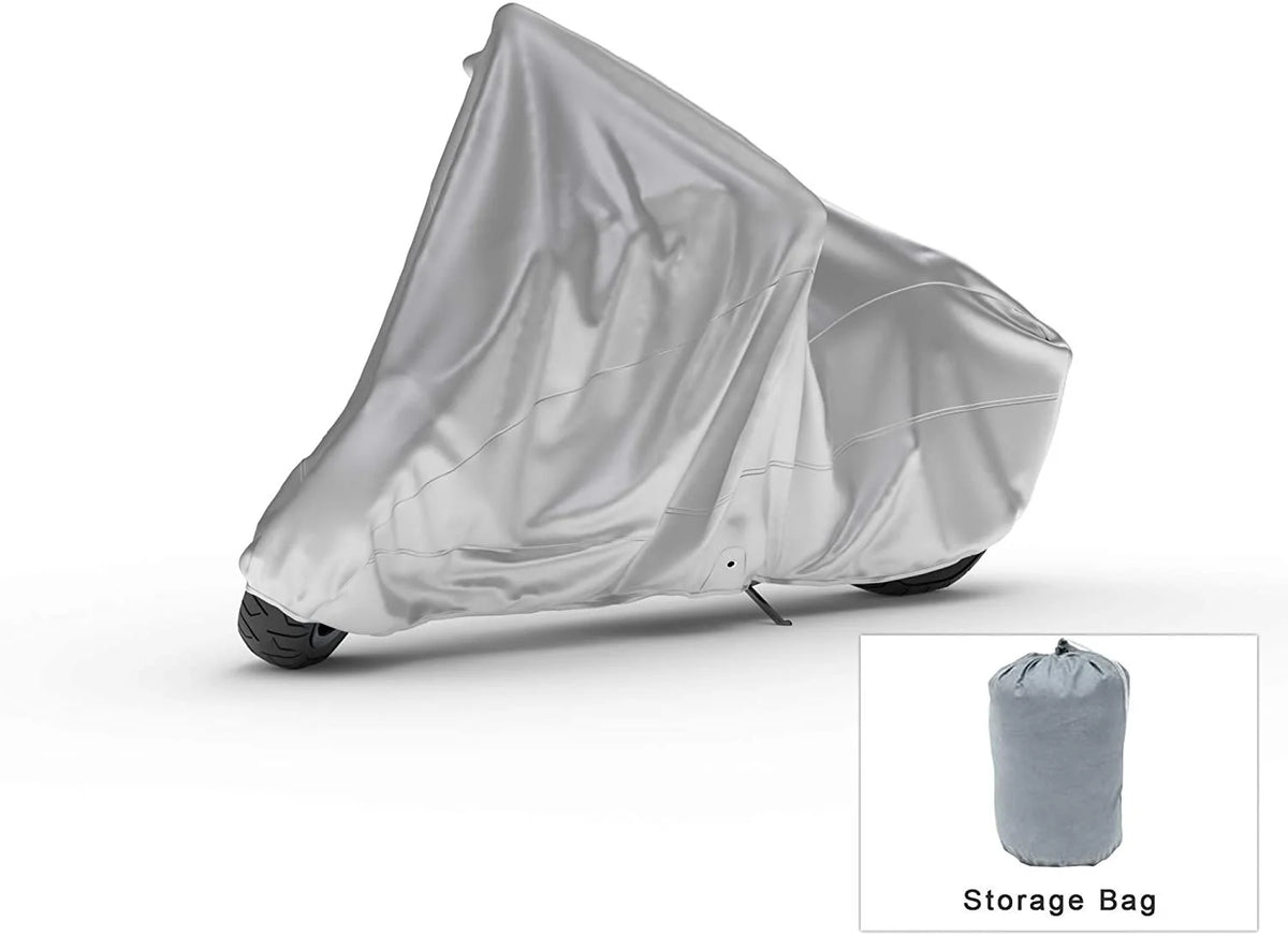 Motorcycle Cover with Securing Straps and Storage Bag O9672