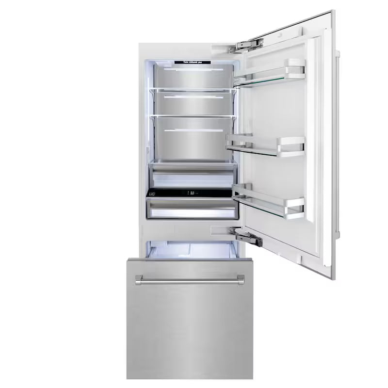 2-Door Bottom Freezer Refrigerator with Water and Ice Dispenser Z68020