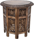 Antique Solid Carved Wood Coffee Table T394