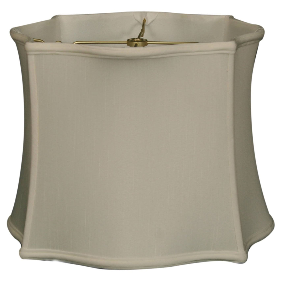 White 13 x 14 x 10.5 Square Lamp Shade J945