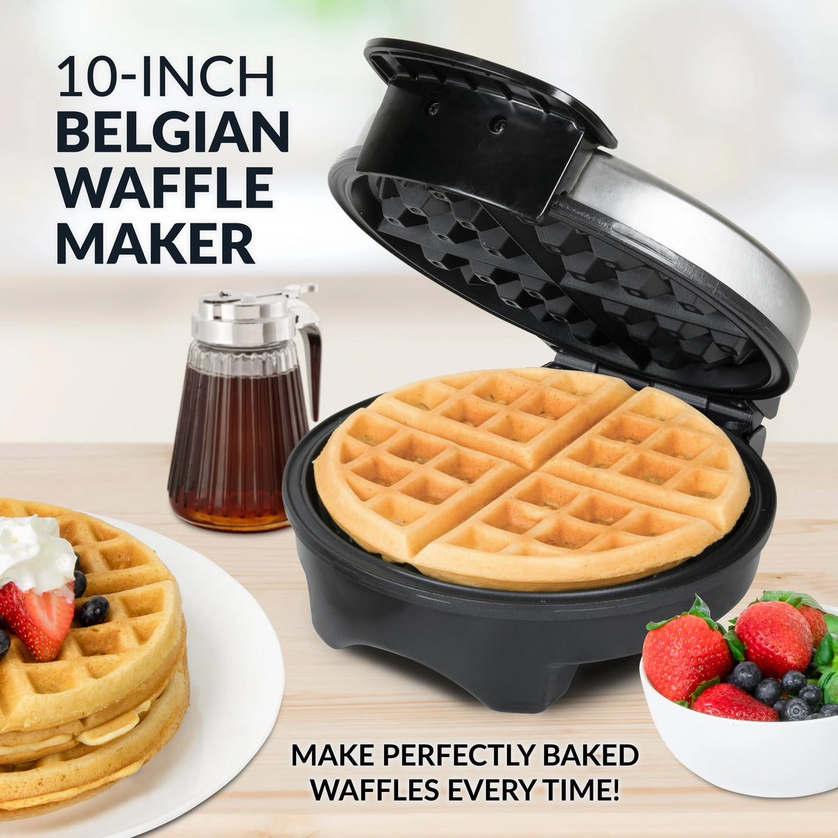 7-Inch Round Belgian Waffle Maker K173872