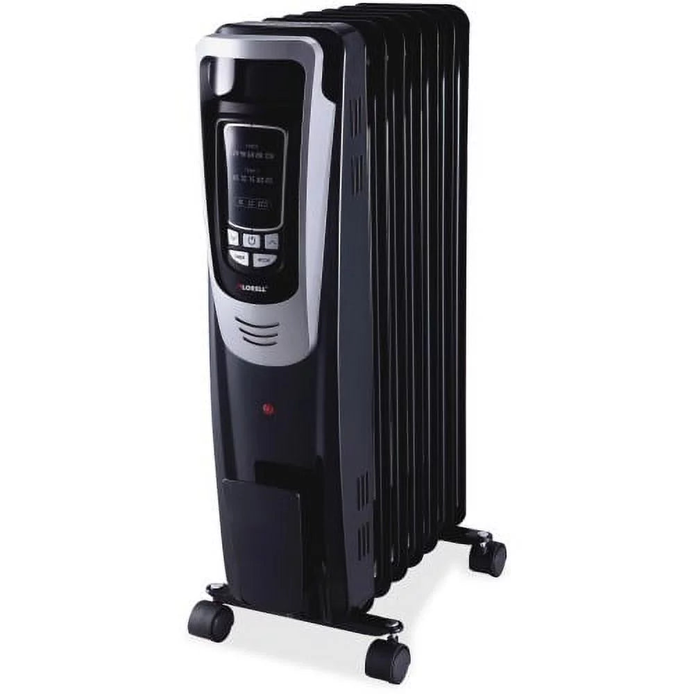 Black 1500 W Electric Radiator Heater I10851