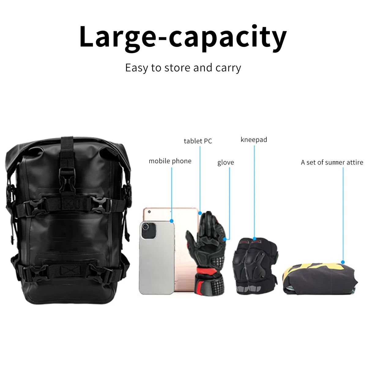 Motorcycle Frame Bag Waterproof 8L X295