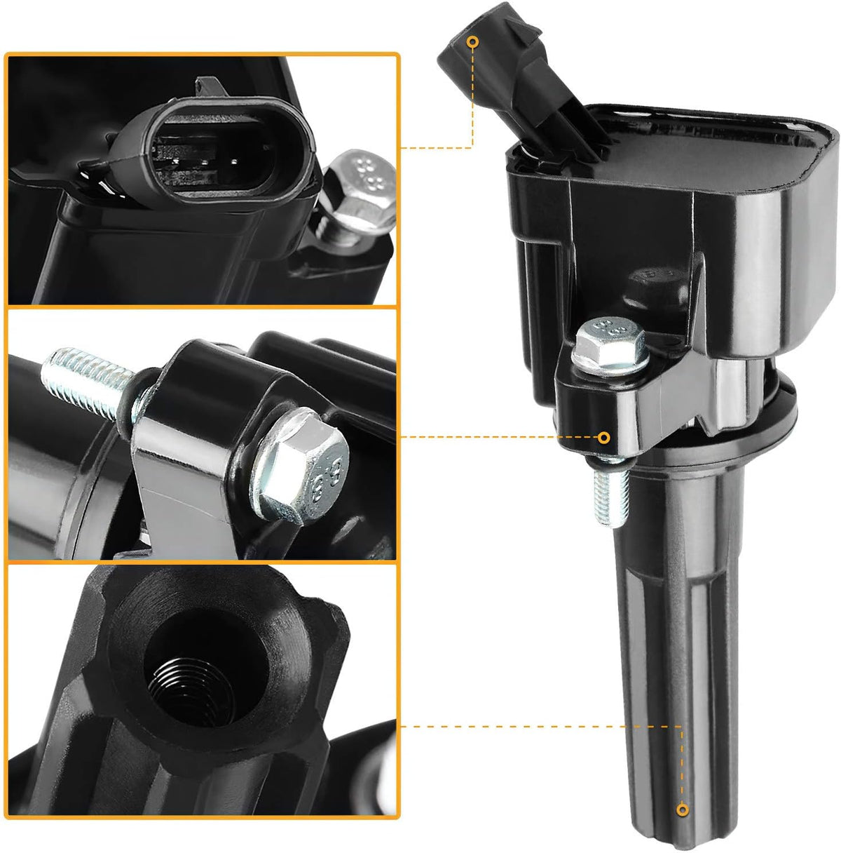 Ignition Coils 4-Pack Compatible with Chevrolet Colorado GMC Canyon 2.9L L4 2007-2012 K508061