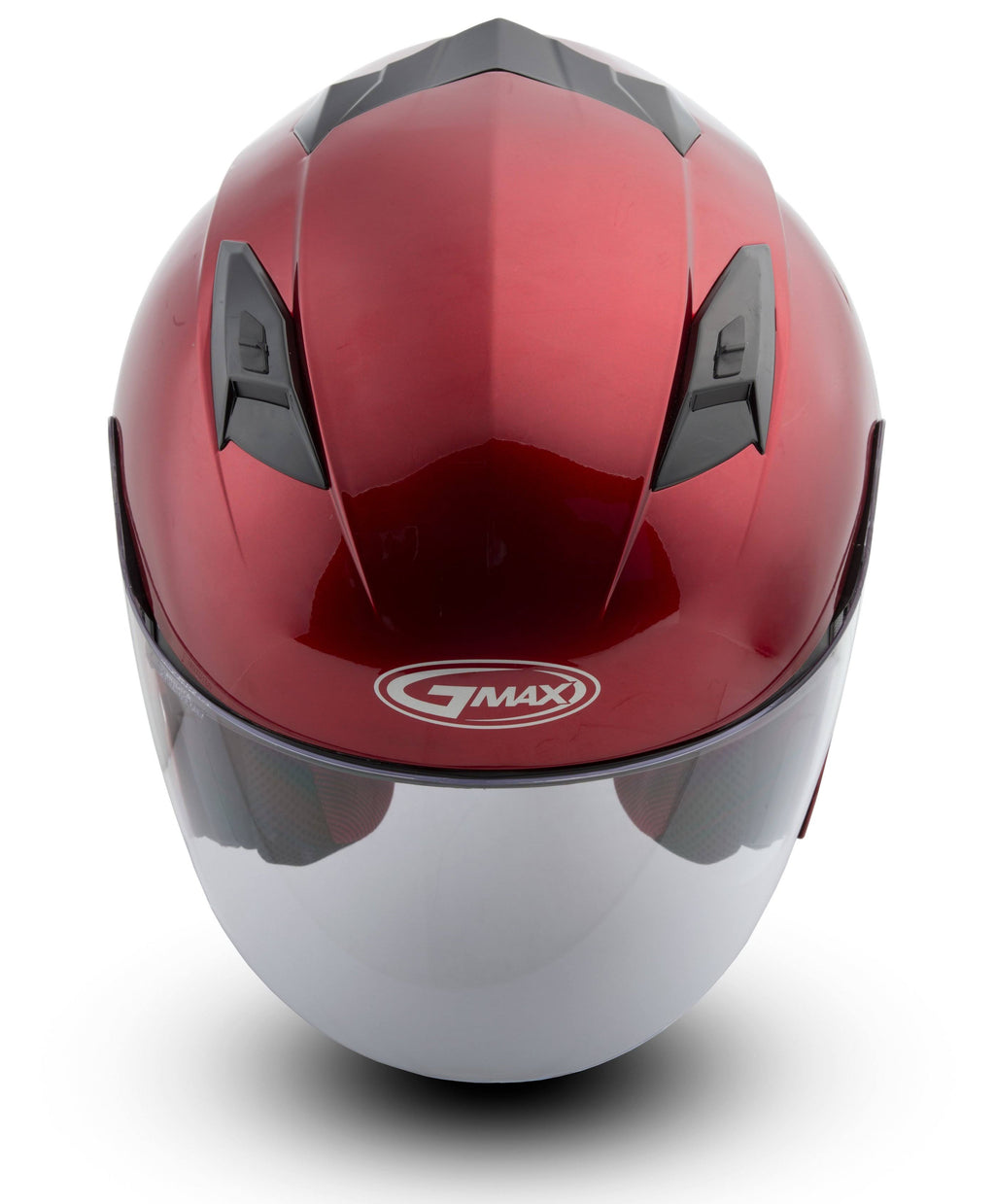 Open-Face Helmet Candy Red N54561