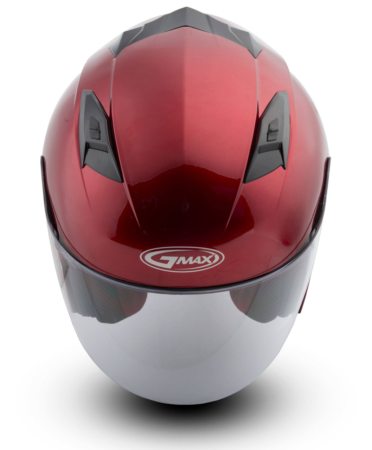Open-Face Helmet Candy Red N54561