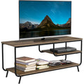 Wood 3 Tier TV Stand with Storage O42536
