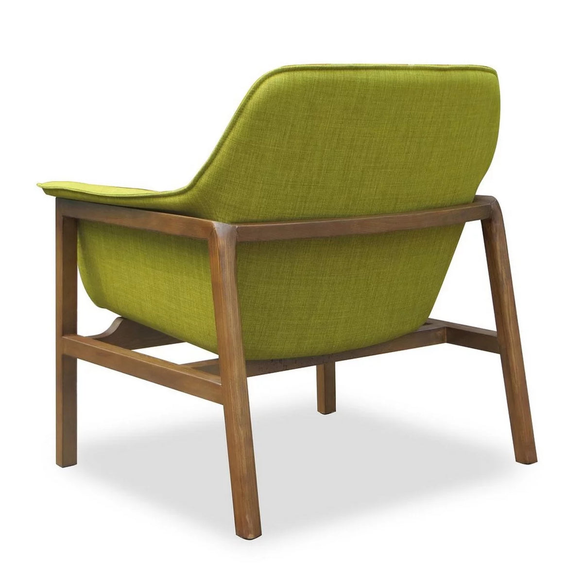Green and Walnut Linen Weave Accent Chair H777499