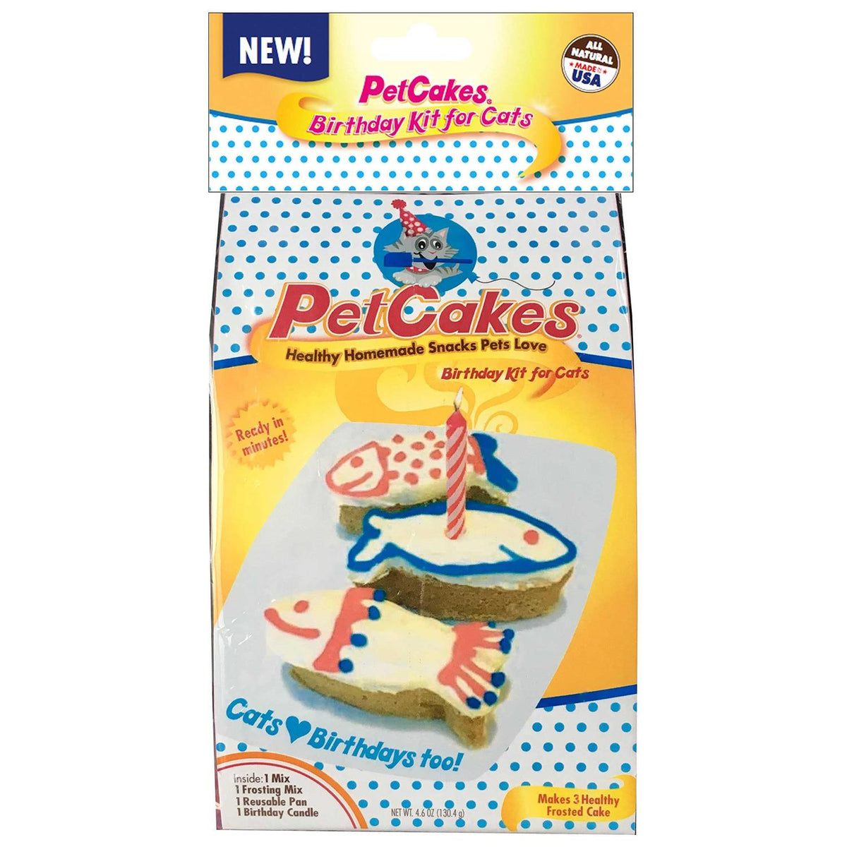 Cat Birthday Cake Kit X65894