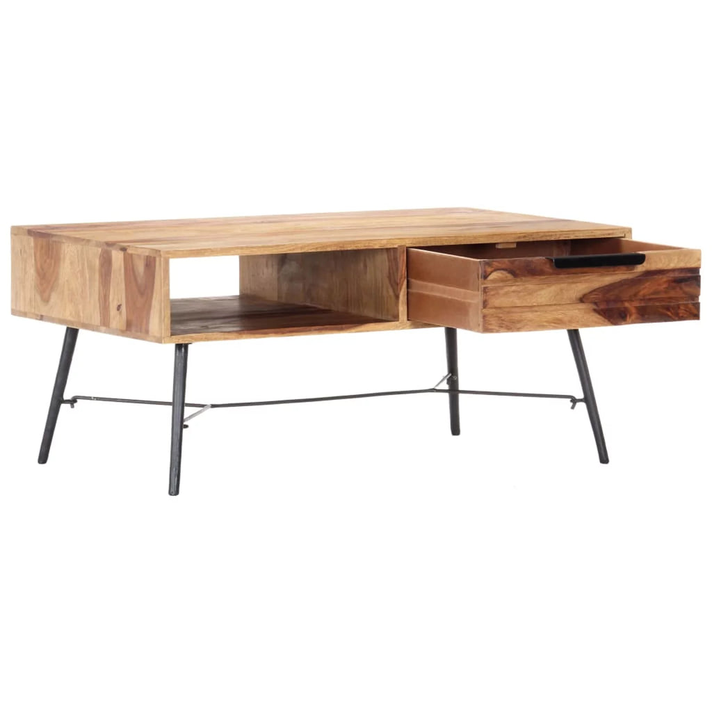 Solid Sheesham Wood Coffee Table Z803211