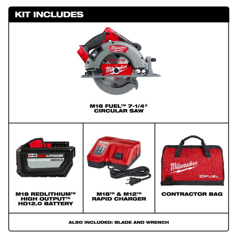 18V Lithium-Ion Brushless Cordless 7-1/4 in. Circular Saw Kit R2536