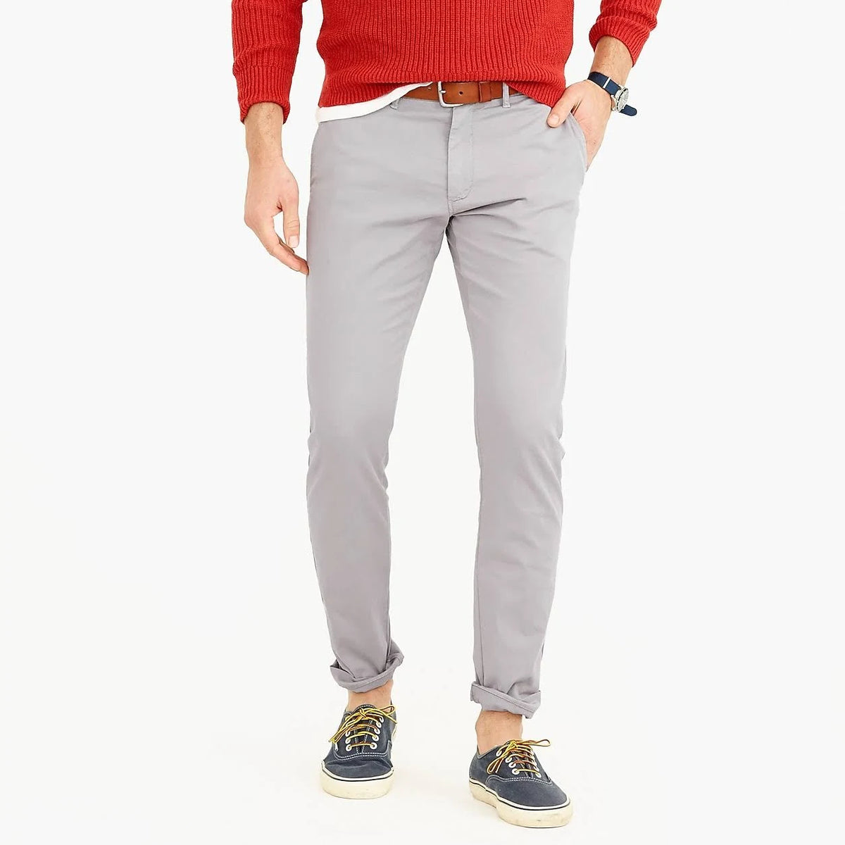 Mens 484 Slim-Fit Lightweight Garment-Dyed Stretch Chino F796