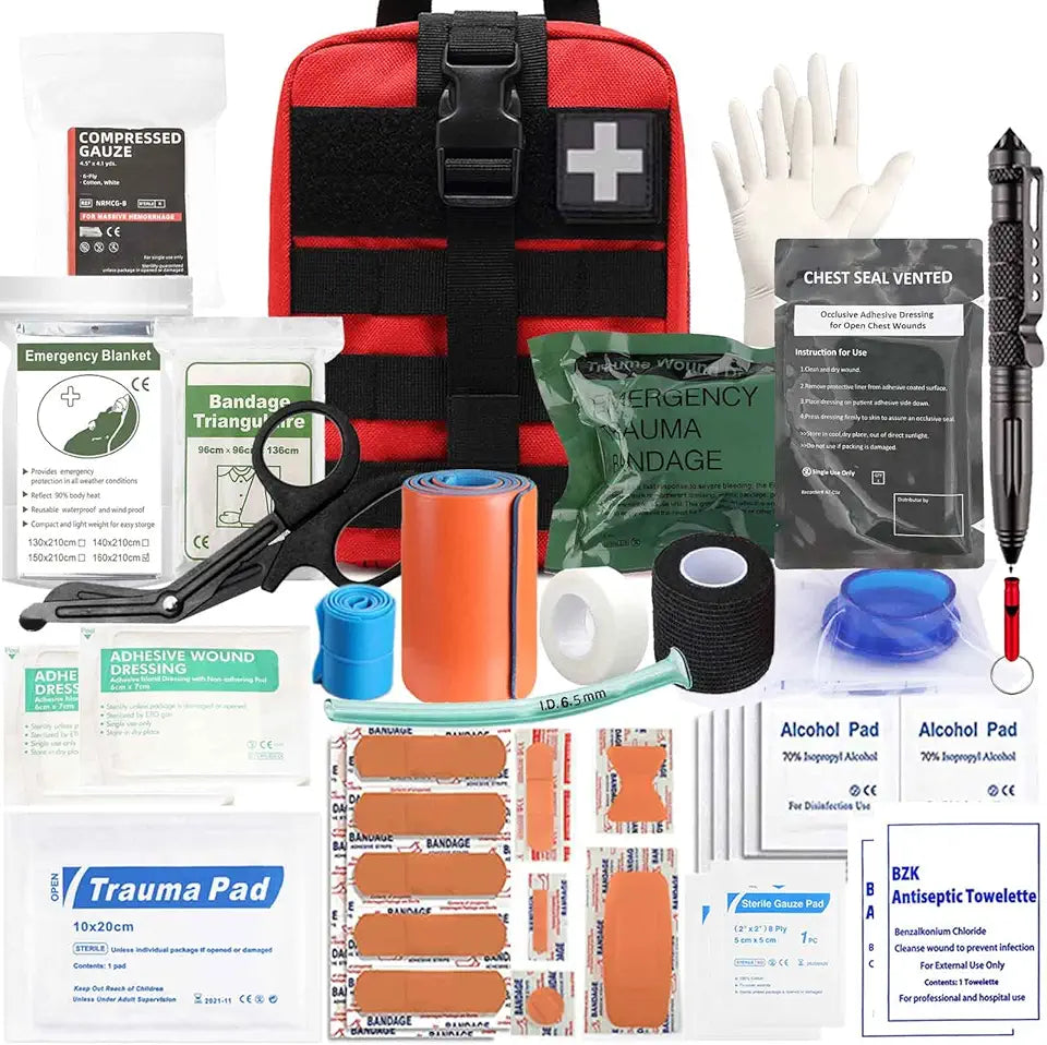 74 Piece Tactical First Aid Kit O634