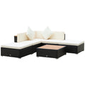 6 PCs Outdoor Rattan Sofa Set H3459