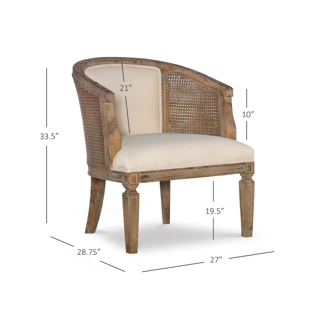 Gray Wash Chair I11840