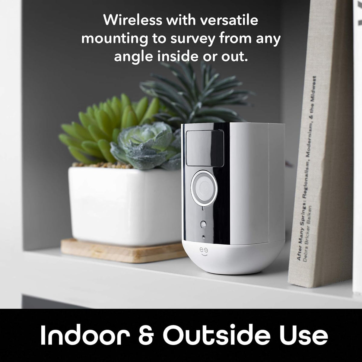 2 Pack 1080P Rechargeable Battery-Powered WiFi Security Camera L6489