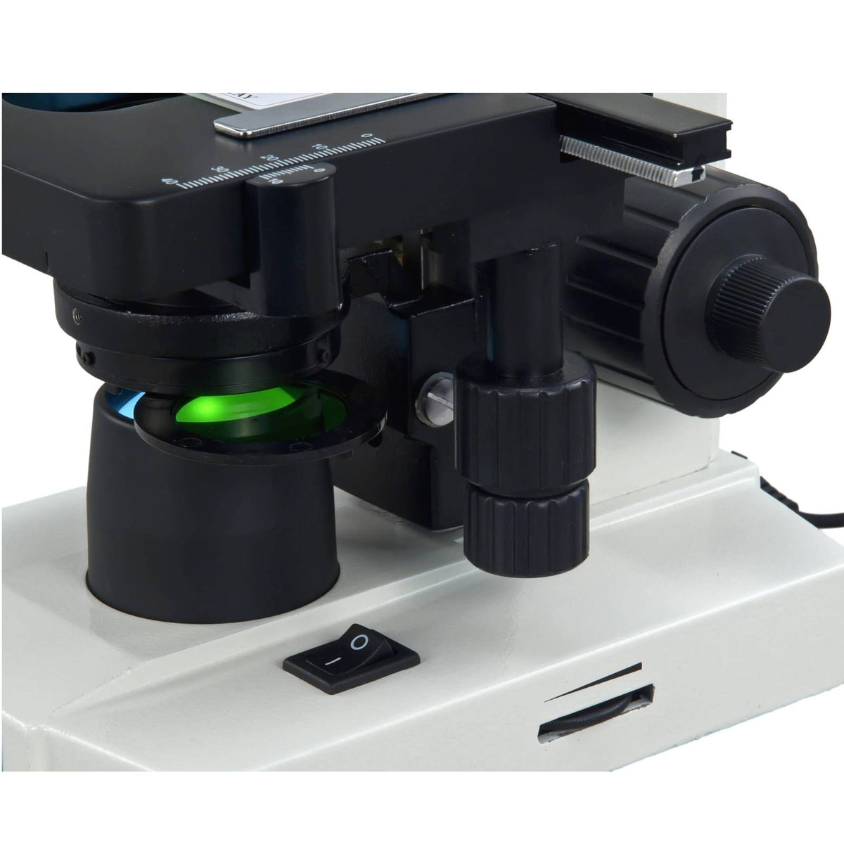 40X-2500X Digital LED Trinocular Lab Compound Microscope with USB Camera and Mechanical Stage S46840