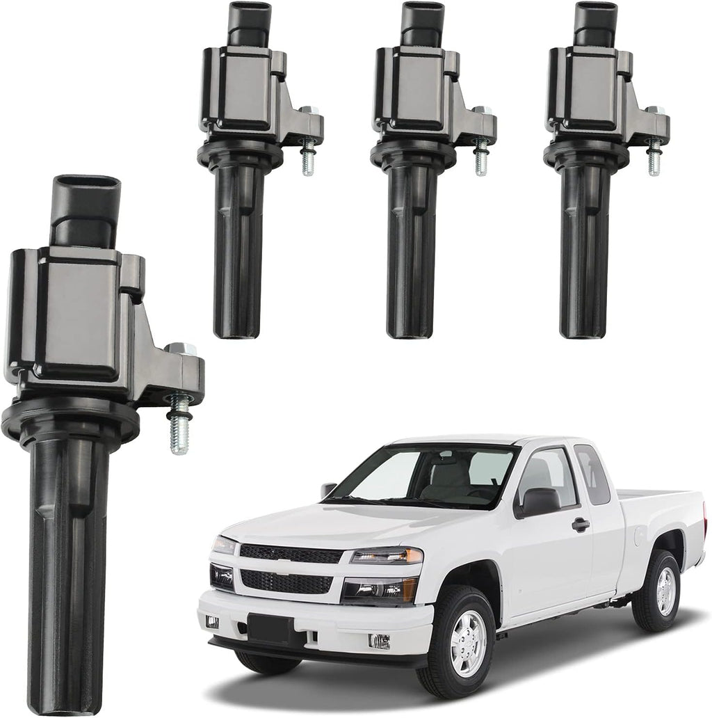 Ignition Coils 4-Pack Compatible with Chevrolet Colorado GMC Canyon 2.9L L4 2007-2012 K508061