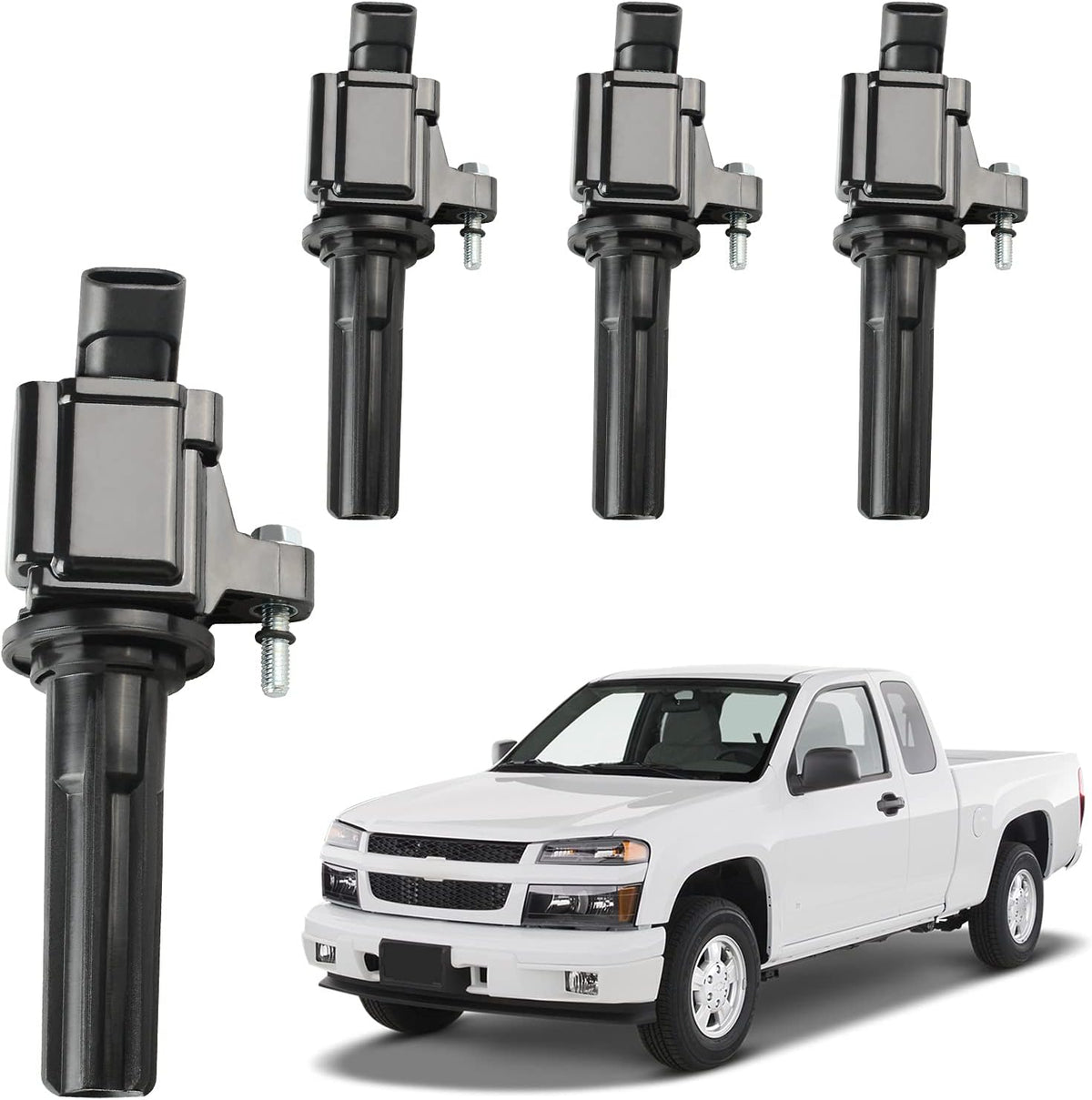 Ignition Coils 4-Pack Compatible with Chevrolet Colorado GMC Canyon 2.9L L4 2007-2012 K508061