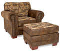 Arm Chair with Ottoman L7683