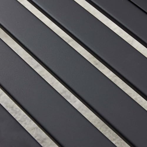 Set of 2 Grey Metal Garden Bench R34792