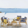 Natural Gray 4 Piece Outdoor Furniture Set E4508